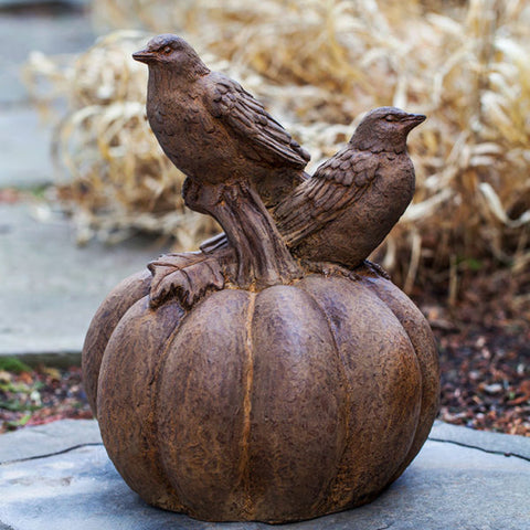 Birds on a Pumpkin