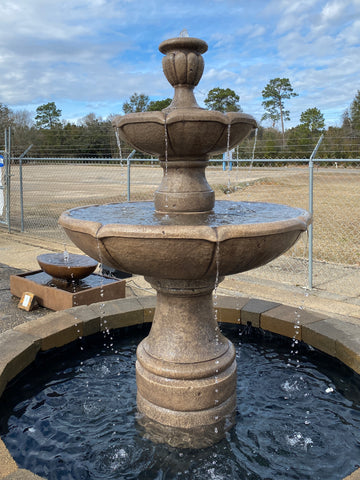 Two Tier Charlotte Overflow Fountain
