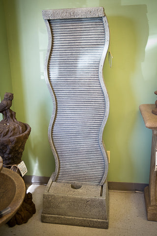 61" Curved Water Wall Fountain