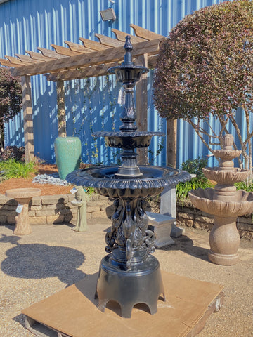 3 Tier New Swan Fountain w/Arches